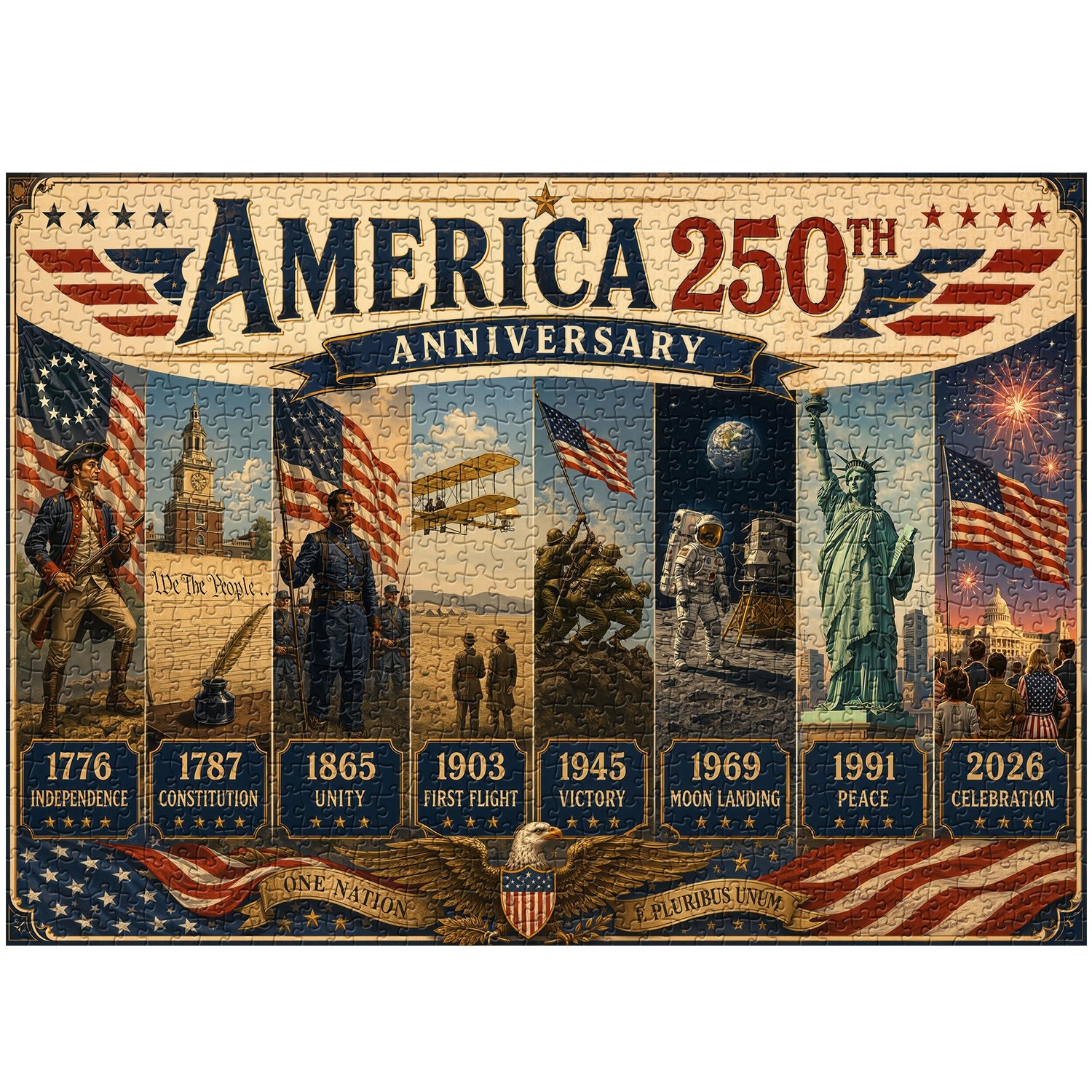Pride Through Ages Jigsaw Puzzle 1000 Pieces