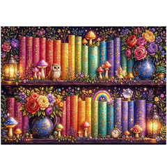 Whimsy Scribe Shelf Jigsaw Puzzle 1000 Piece