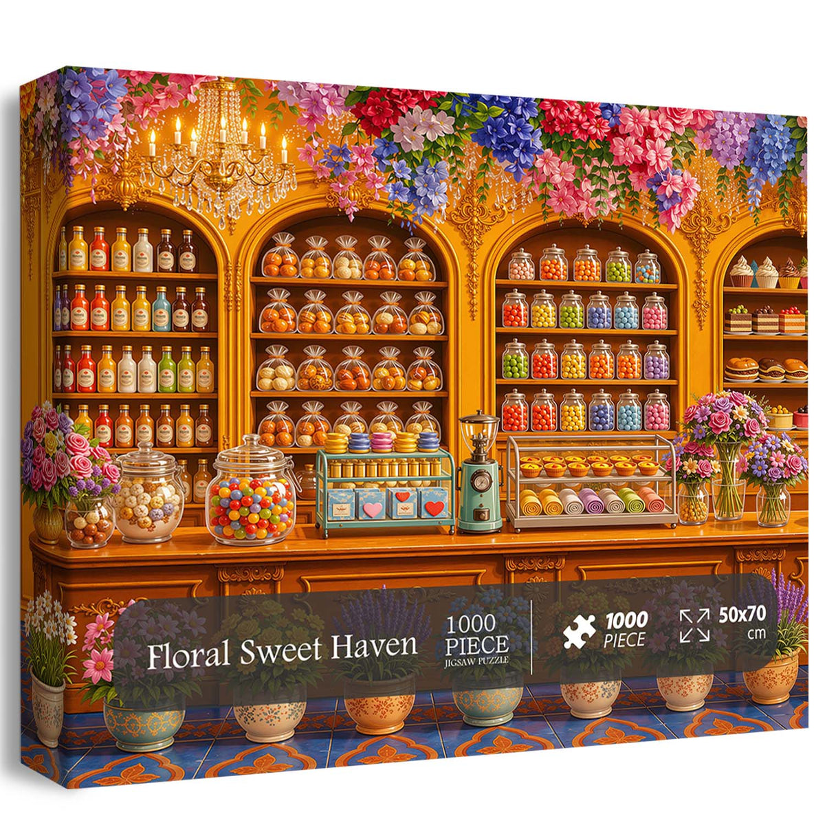 Floral Sweet Haven Jigsaw Puzzle 1000 Piece