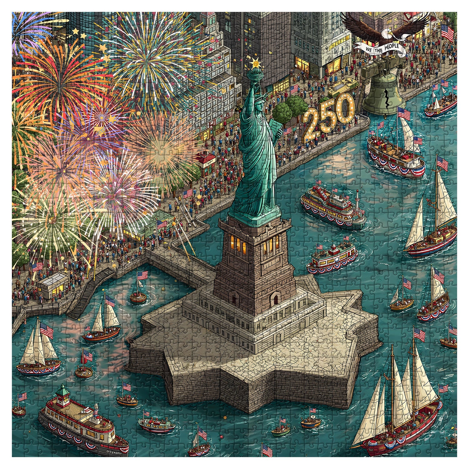 Liberty at 250 Jigsaw Puzzle 1000 Pieces