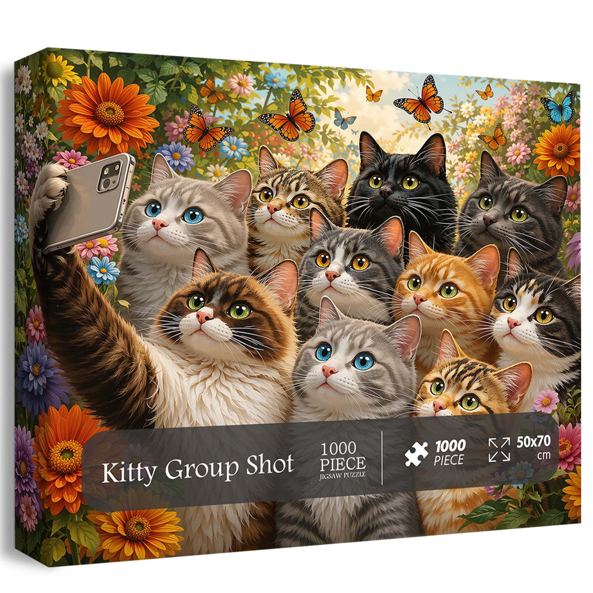 Kitty Group Shot Jigsaw Puzzle 1000 Piece