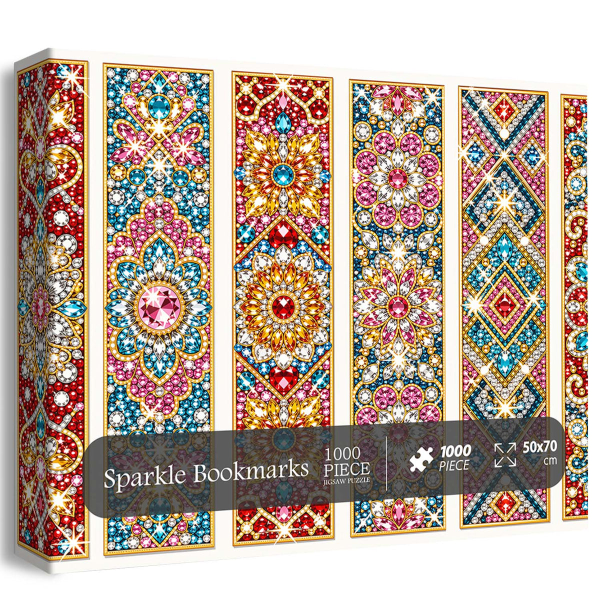 Sparkle Bookmarks Jigsaw Puzzle 1000 Piece