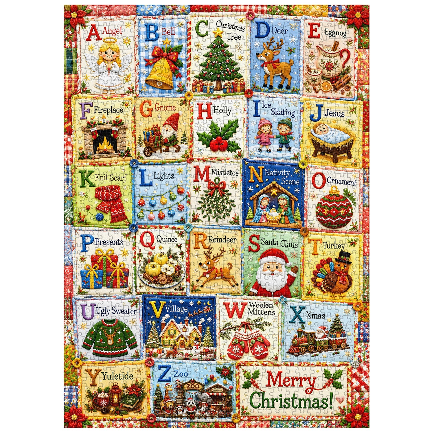 Christmas Letter Collection Jigsaw Puzzle 1000 Piece