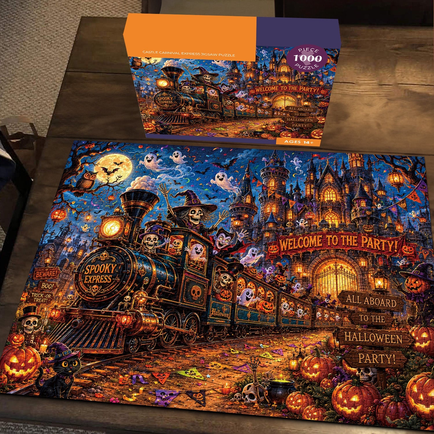 Castle Carnival Express Jigsaw Puzzle 1000 Piece