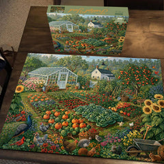 Fruitful Yard Jigsaw Puzzle 1000 Pieces