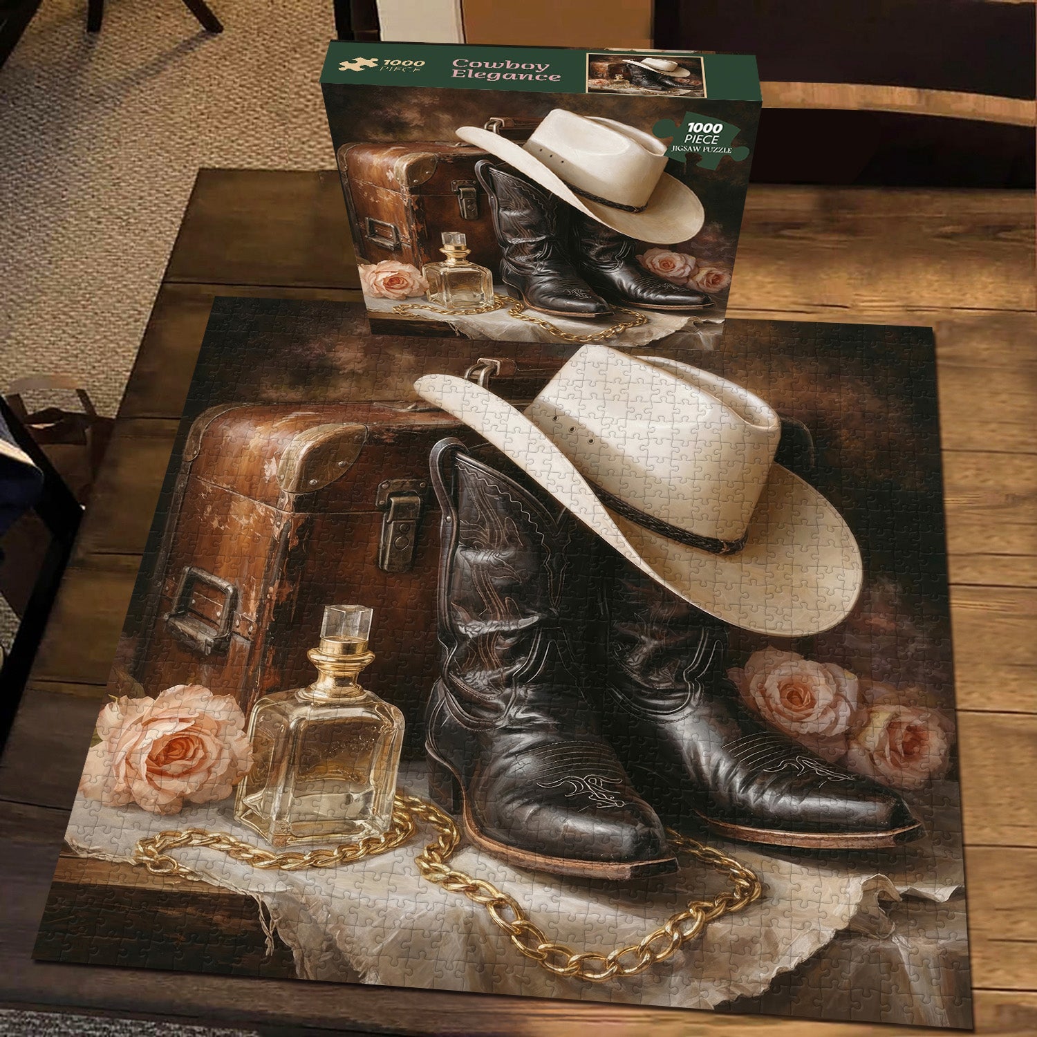 Cowboy Elegance Jigsaw Puzzle 1000 Pieces
