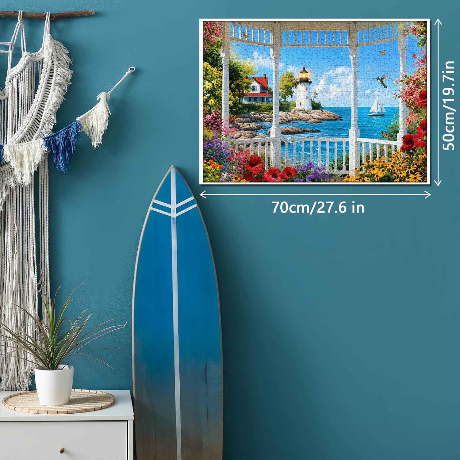 Sea-Kissed Lighthouse Jigsaw Puzzle 1000 Piece