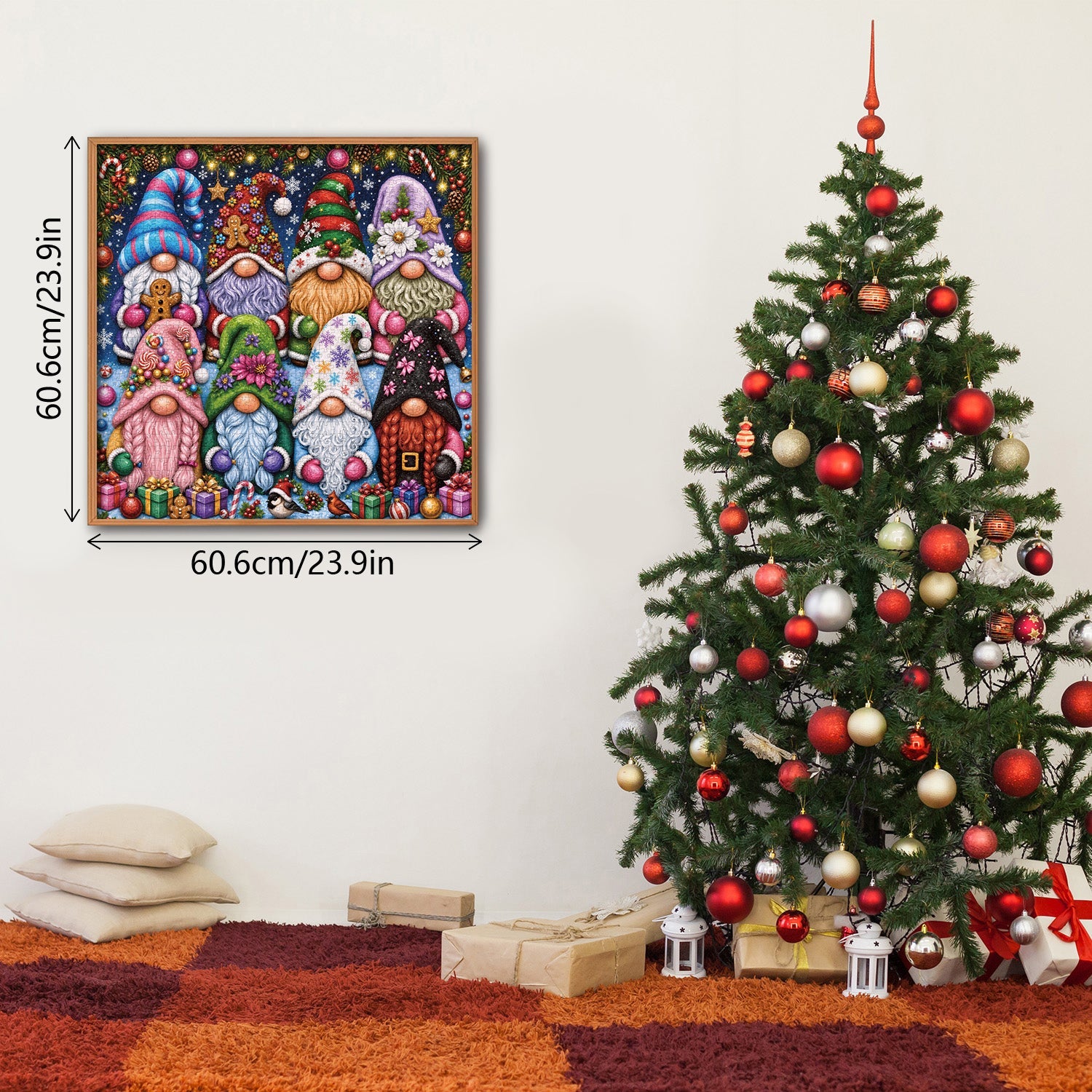 Christmas Gnomes Jigsaw Puzzle 1000 Pieces