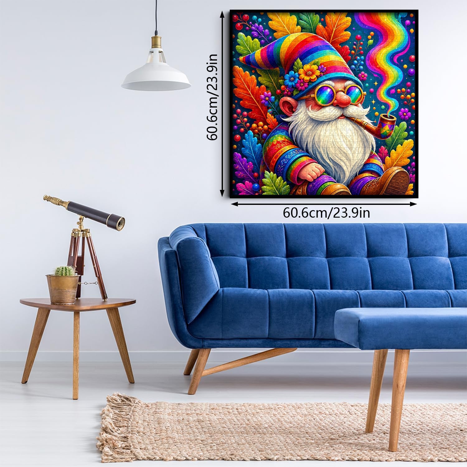 Rainbow Gnome Jigsaw Puzzle 1000 Piece
