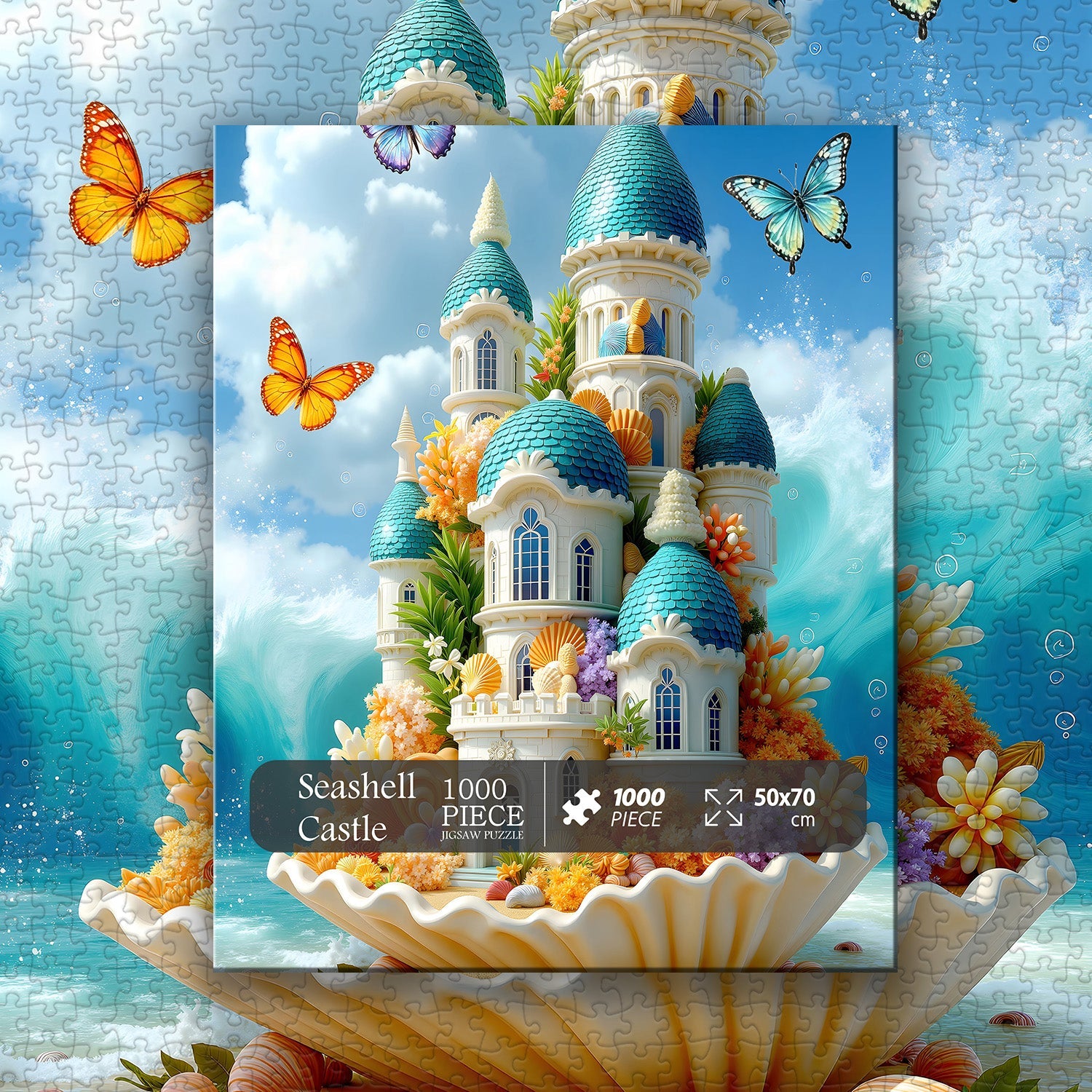 Seashell Castle Jigsaw Puzzle 1000 Pieces