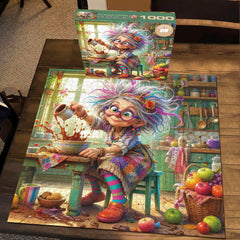 Puzzle de 1000 pièces Grand-mère coquine