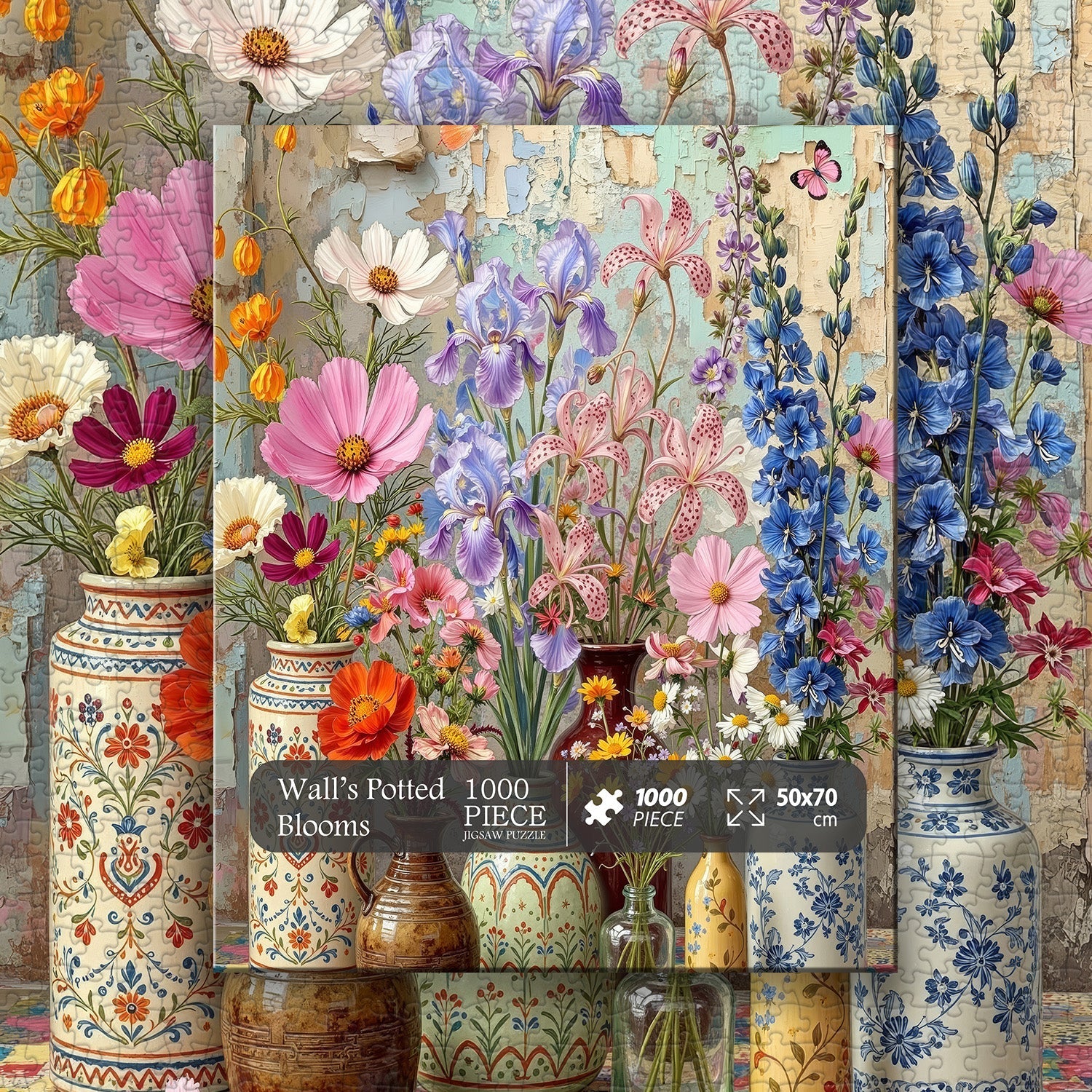Wall’s Potted Blooms Jigsaw Puzzle 1000 Piece
