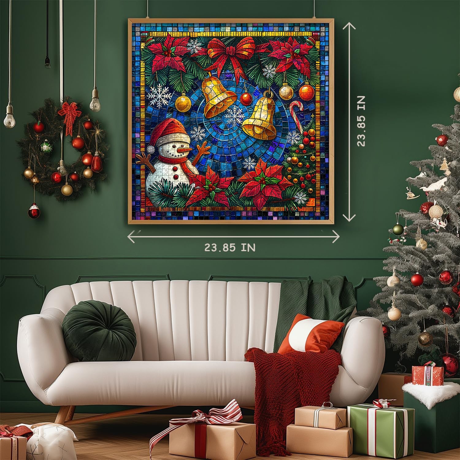 Mosaic Christmas Bells Jigsaw Puzzles 1000 Pieces