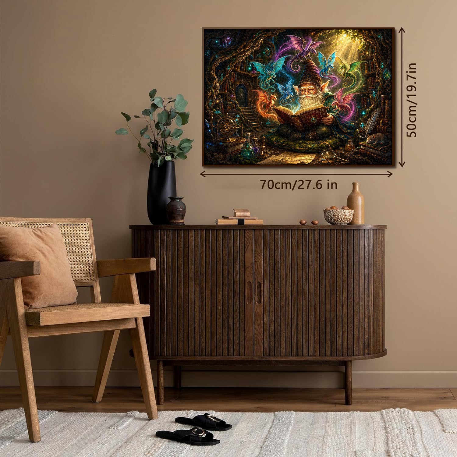 Dragon Companion Wizard Jigsaw Puzzle 1000 Pieces