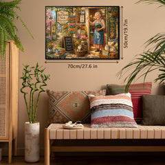 Floral Booknook Jigsaw Puzzle 1000 Piece