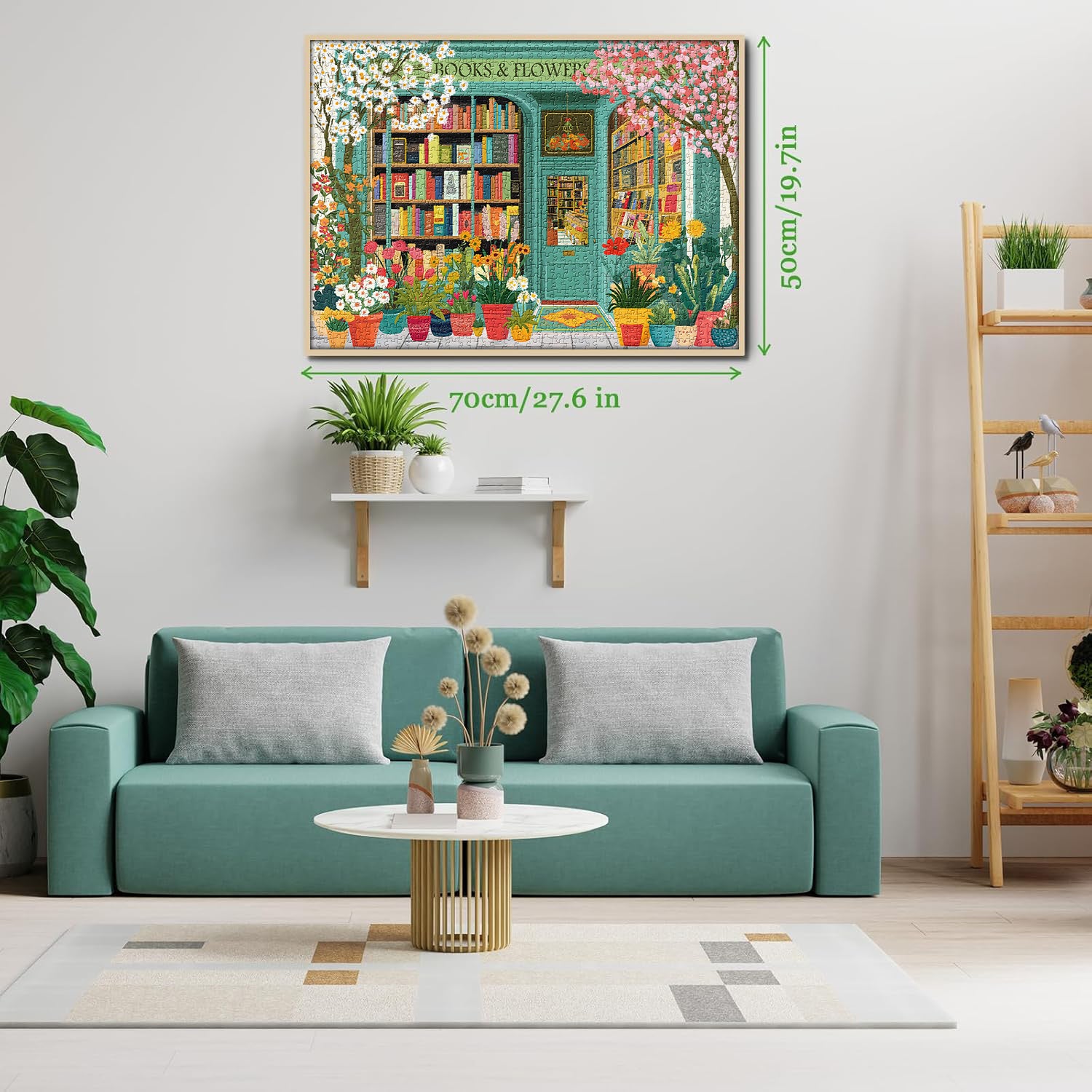 Blooming Bookstore Jigsaw Puzzle 1000 Pieces