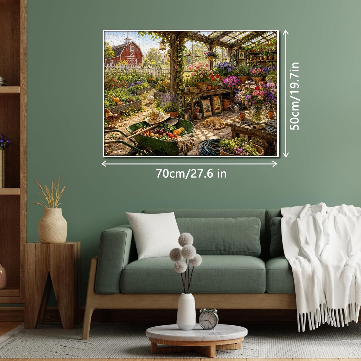 Country Garden Cottage Jigsaw Puzzle 1000 Pieces