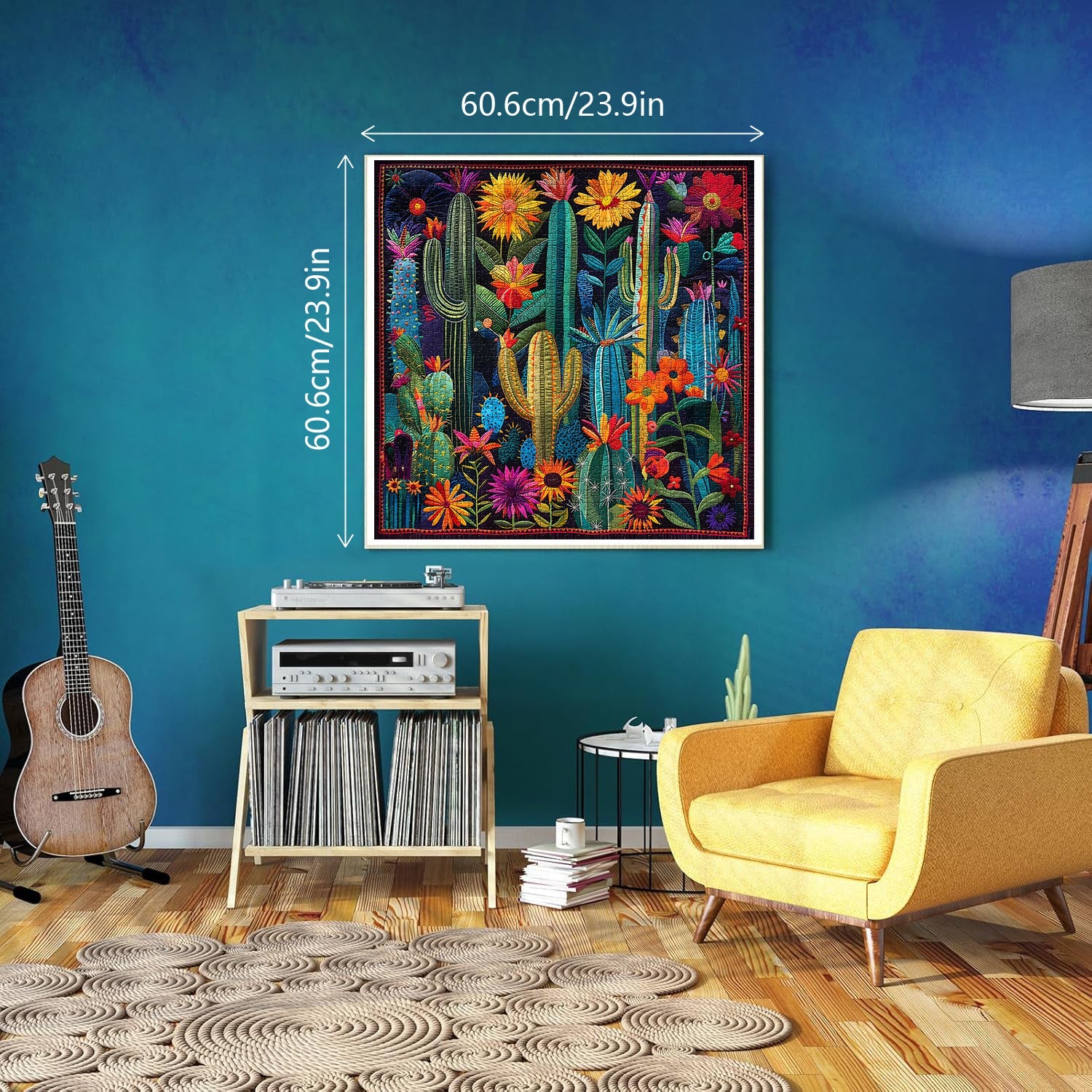 Patchwork Cactus Jigsaw Puzzle 1000 Piece