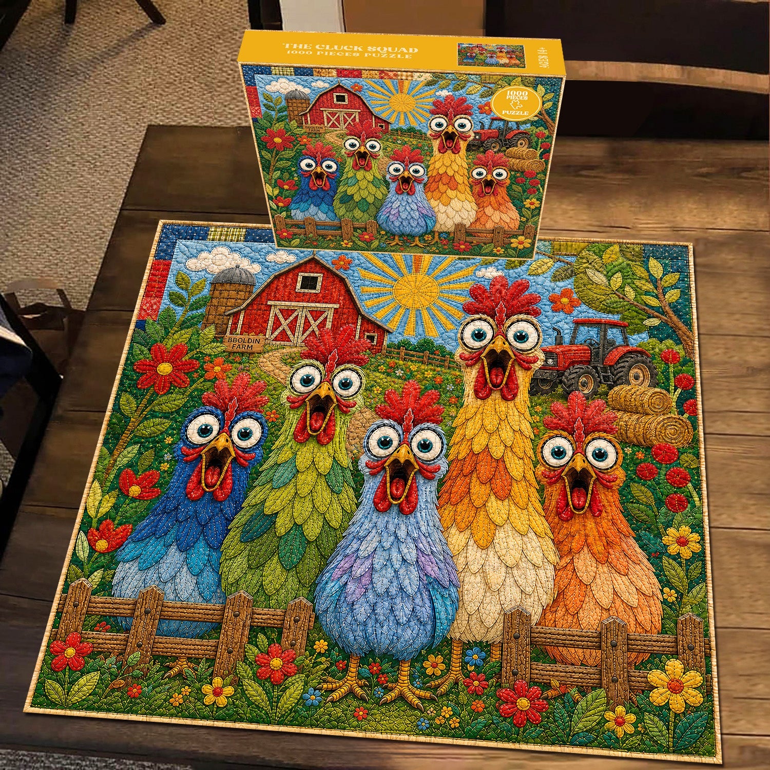 The Cluck Squad Jigsaw Puzzle 1000 Pieces