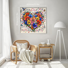 Heart of Blooms Jigsaw Puzzle 1000 Pieces
