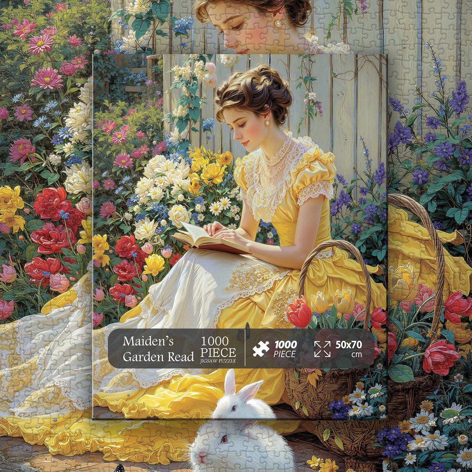 Maiden’s Garden Read Jigsaw Puzzle 1000 Pieces