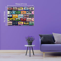 Vintage Cassette Tapes Jigsaw Puzzle 1000 Pieces