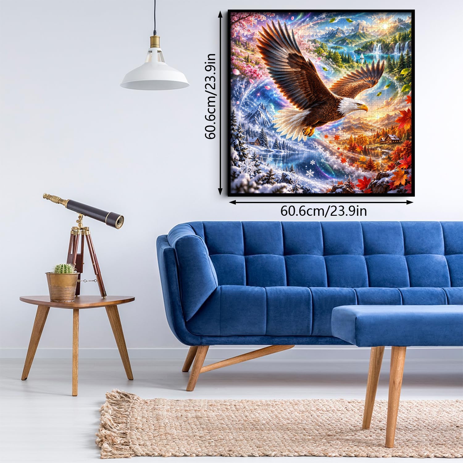 Eagle’s Seasonal Voyage Jigsaw Puzzle 1000 Piece