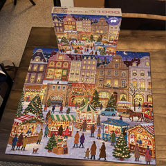 Xmas Market Jigsaw Puzzle 1000 Pieces