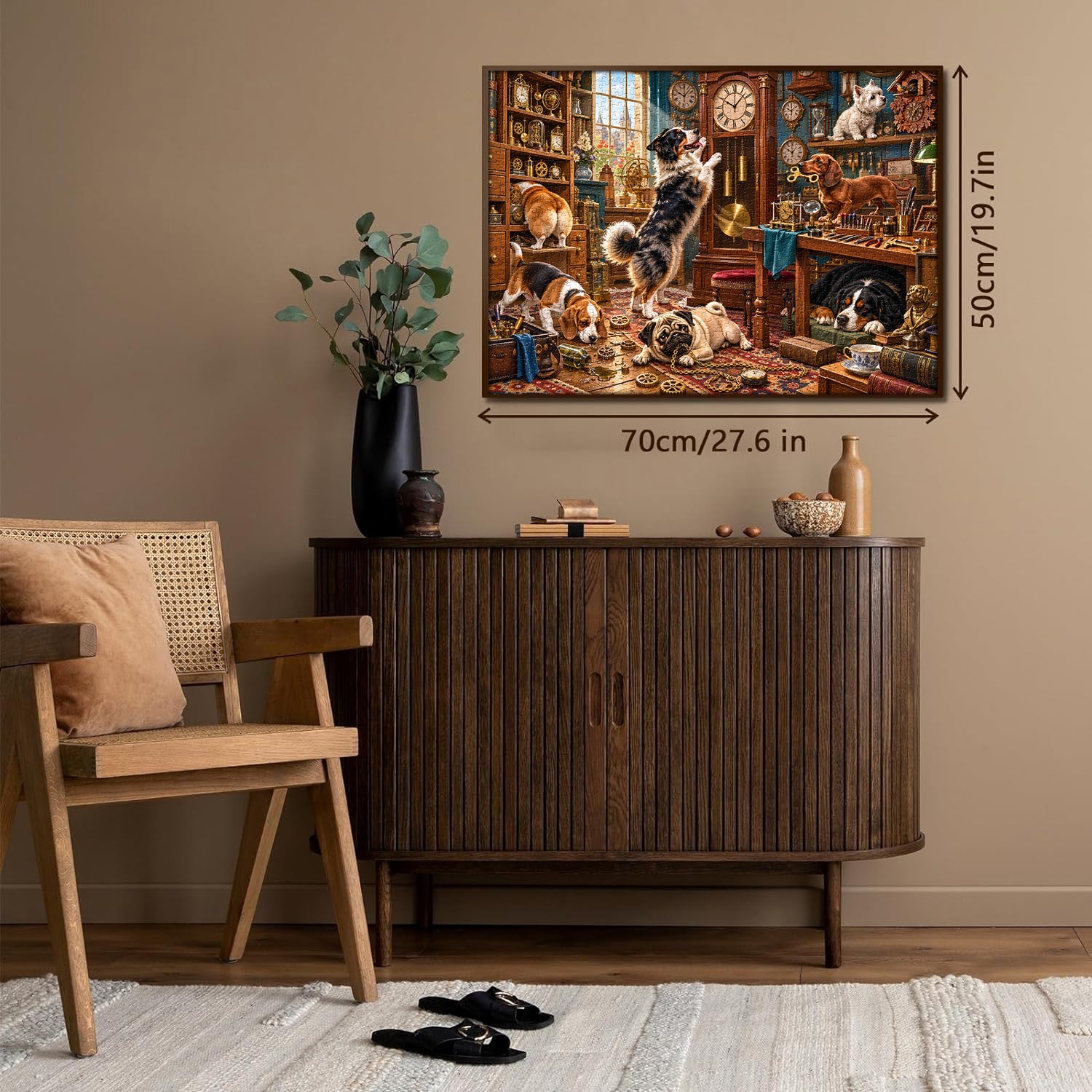 Dog Time Workshop Jigsaw Puzzle 1000 Pieces