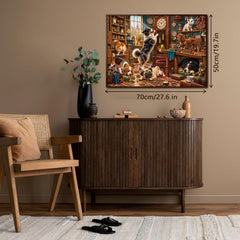 Dog Time Workshop Jigsaw Puzzle 1000 Pieces
