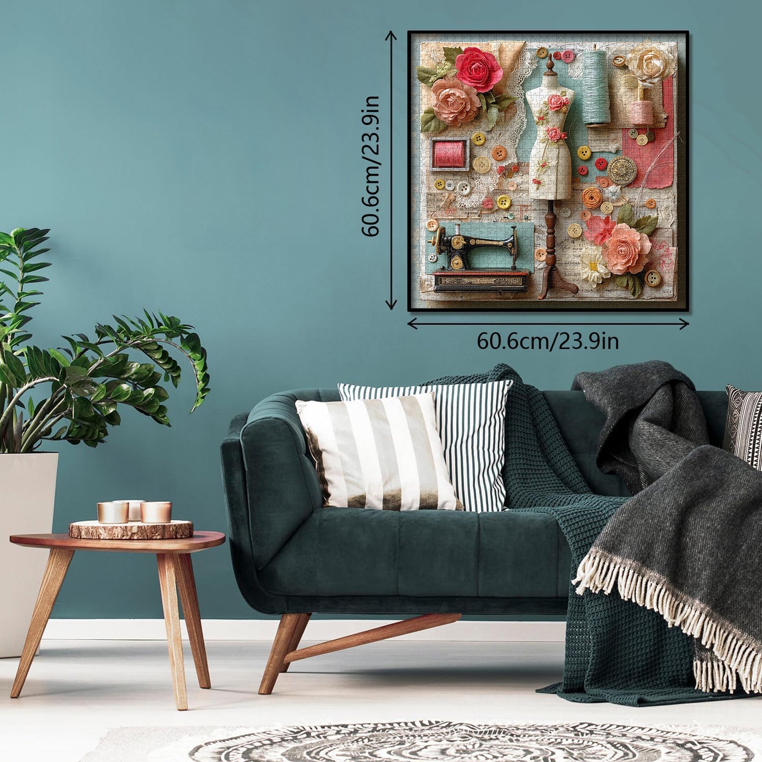 Floral Sewing Atelier Jigsaw Puzzle 1000 Pieces