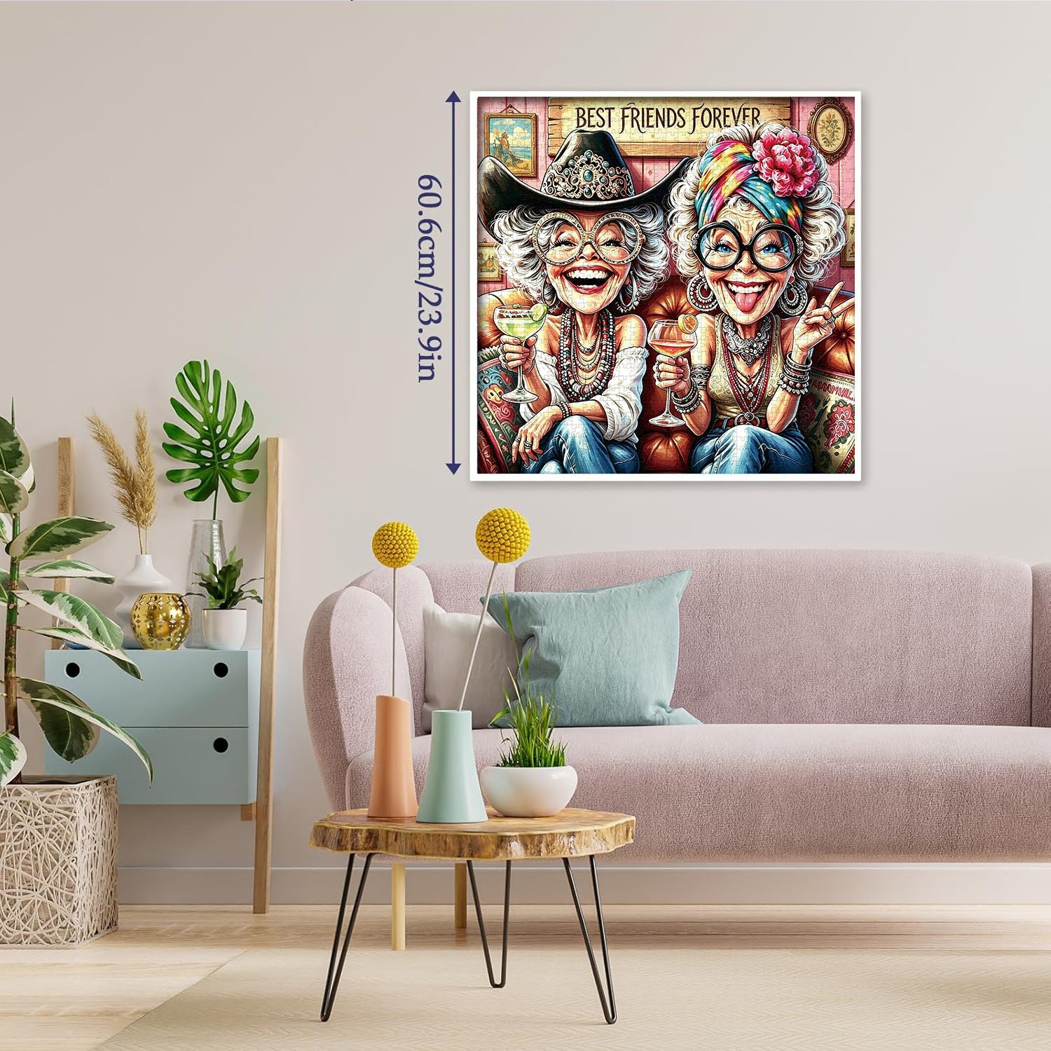 Hippie Besties Jigsaw Puzzle 1000 Pieces
