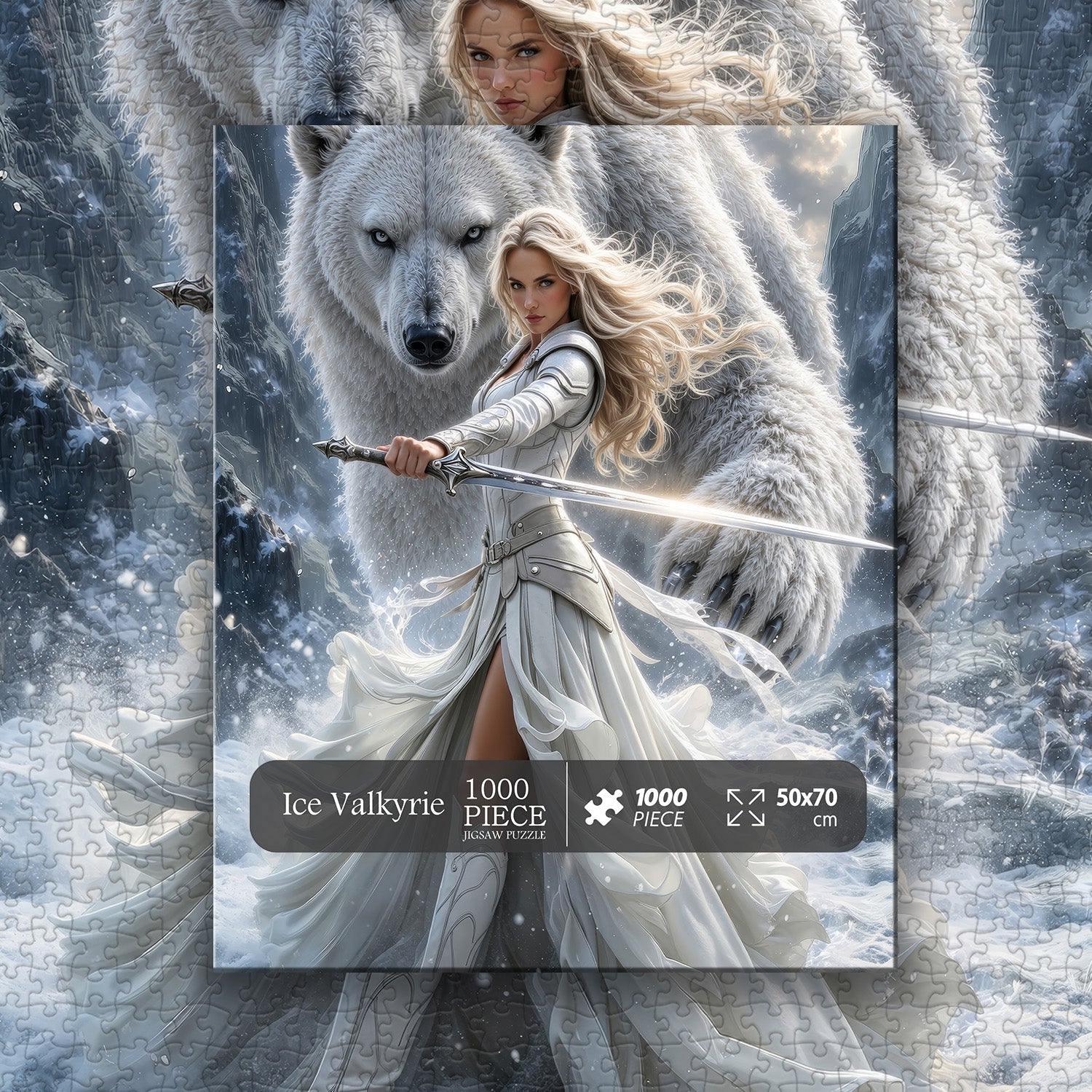 Ice Valkyrie Jigsaw Puzzle 1000 Pieces