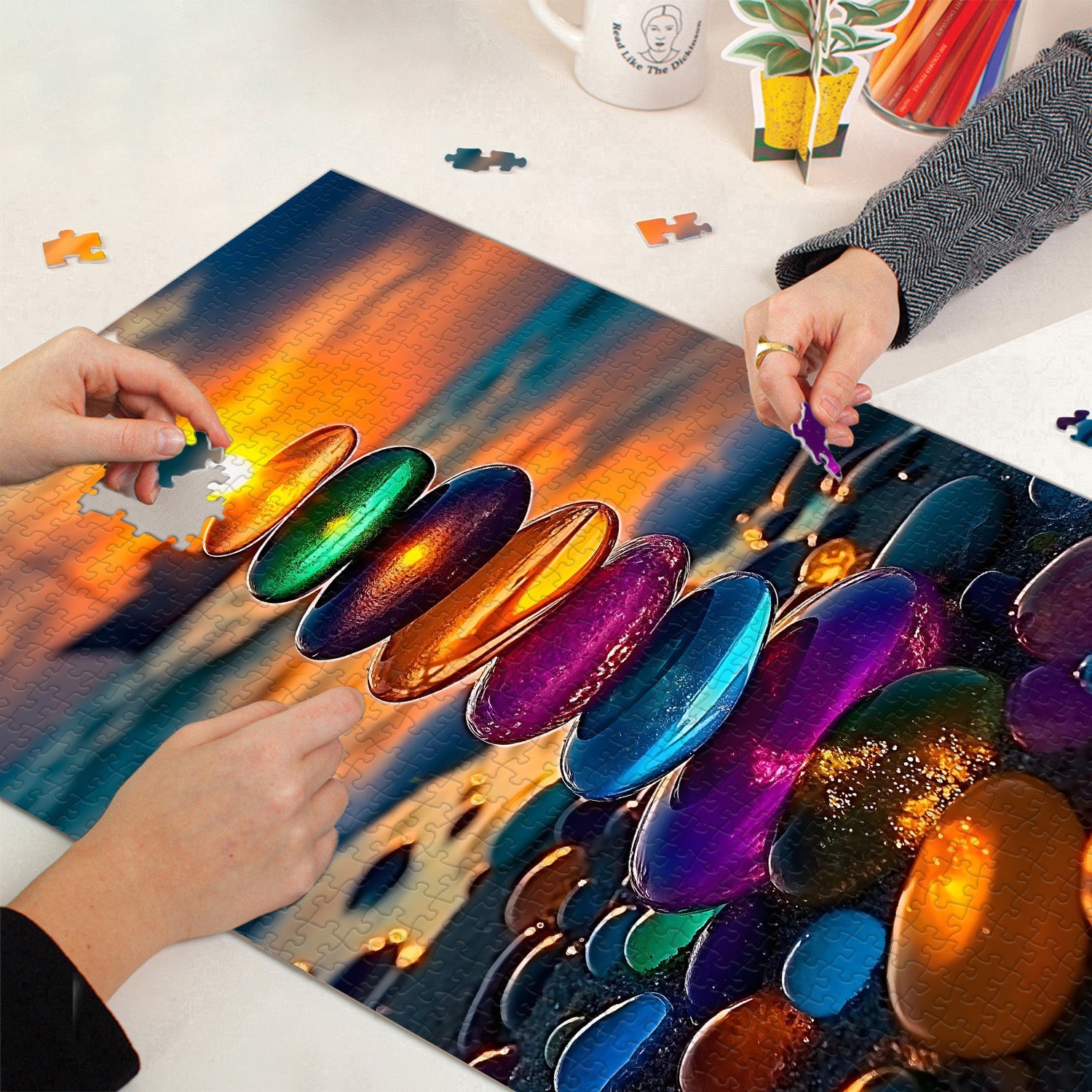 Sunset Stones Jigsaw Puzzle 1000 Pieces