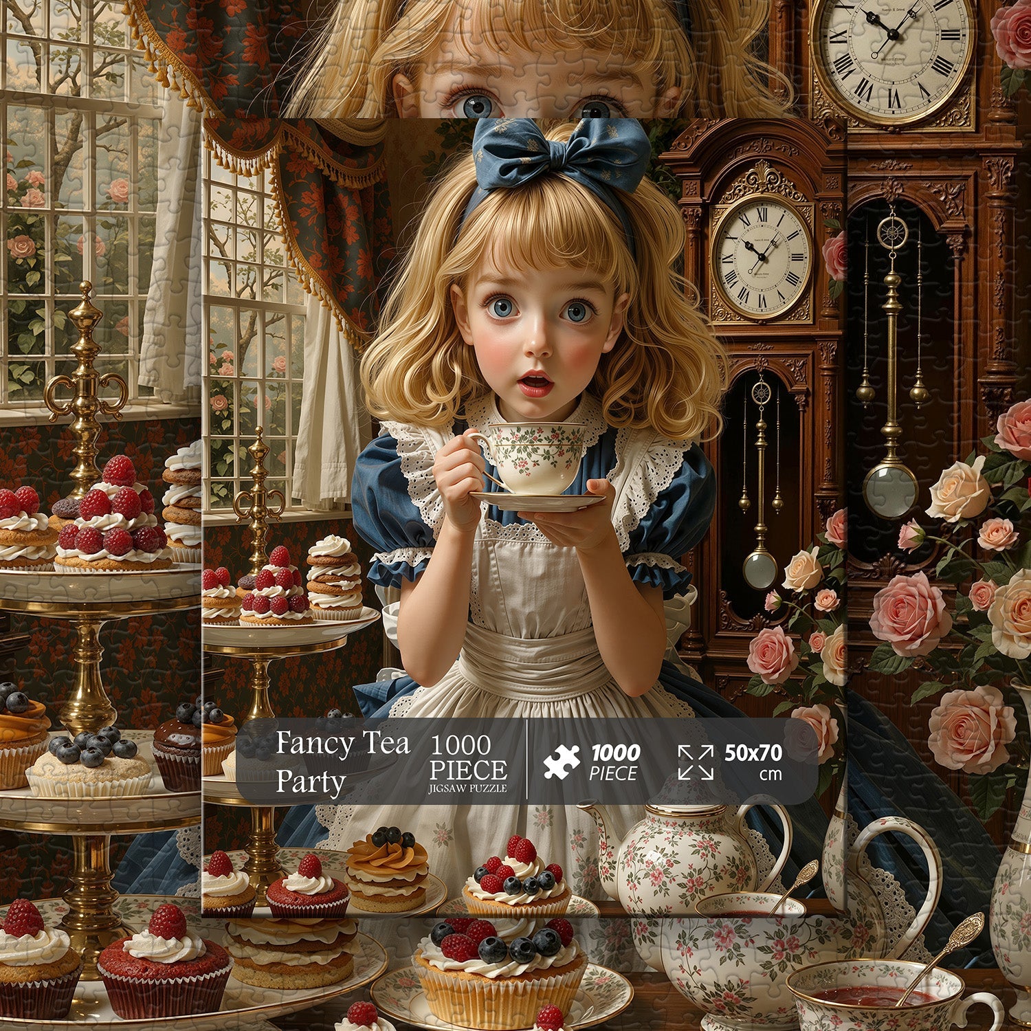 Fancy Tea Party Jigsaw Puzzle 1000 Piece