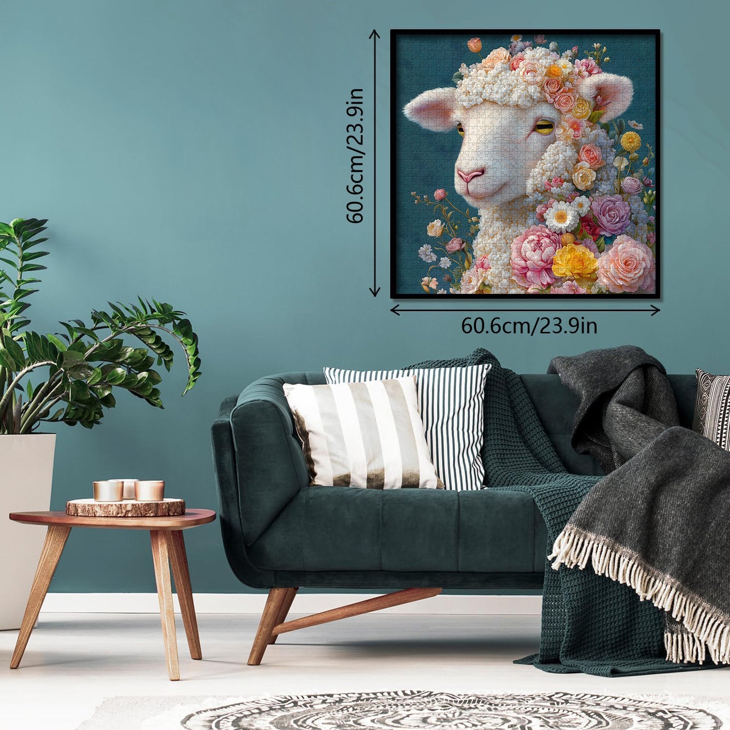 Flower Sheep Jigsaw Puzzle 1000 Piece