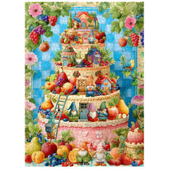 Gnomes Cake Jigsaw Puzzle 1000 Pieces