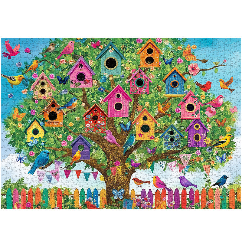 Garden Birdhouse Jigsaw Puzzle 1000 Pieces
