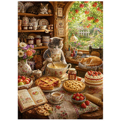 Cat's Baking Time Jigsaw Puzzle 1000 Pieces