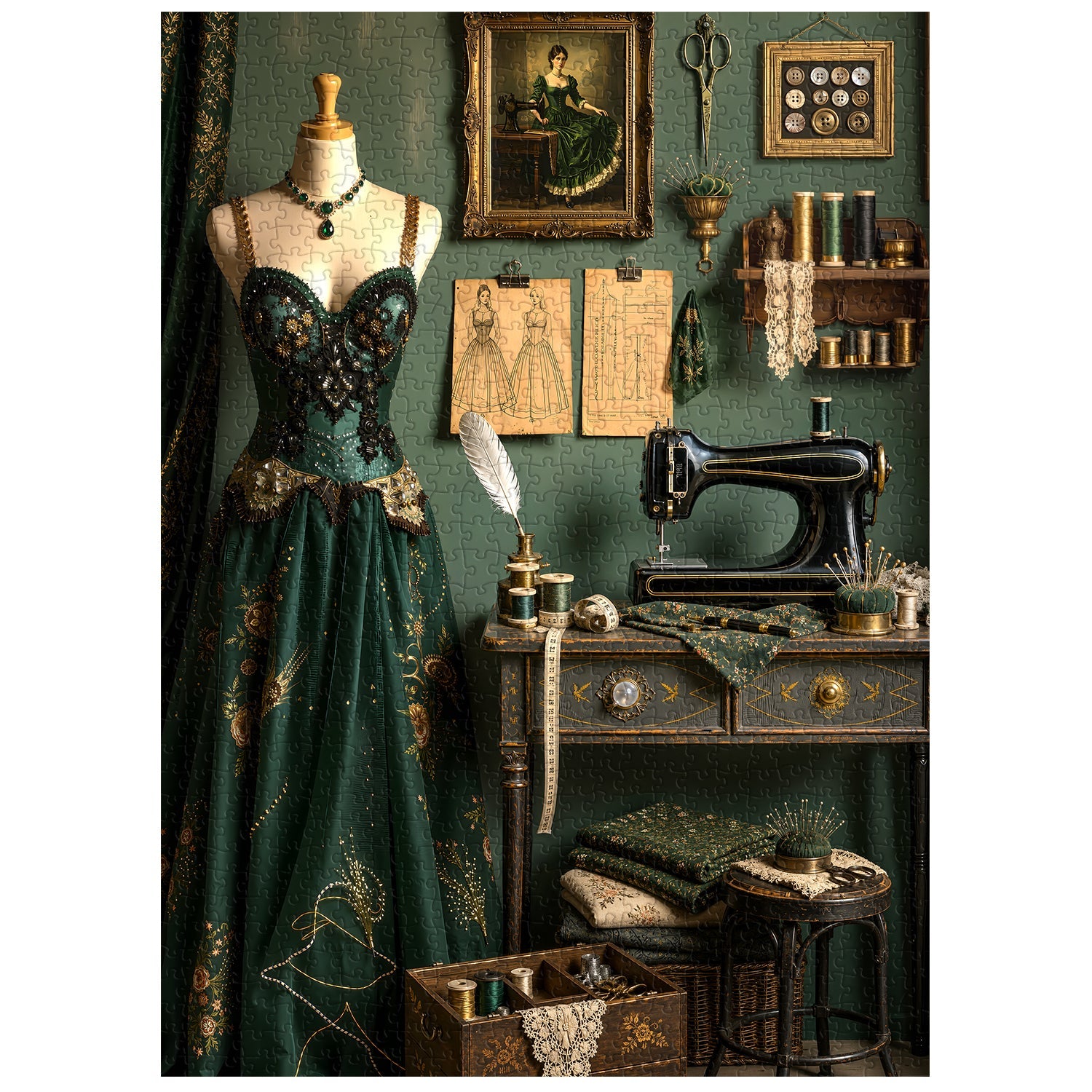 Emerald Atelier Jigsaw Puzzle 1000 Piece
