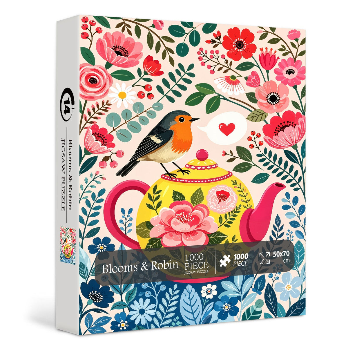 Blooms & Robin Jigsaw Puzzle 1000 Piece