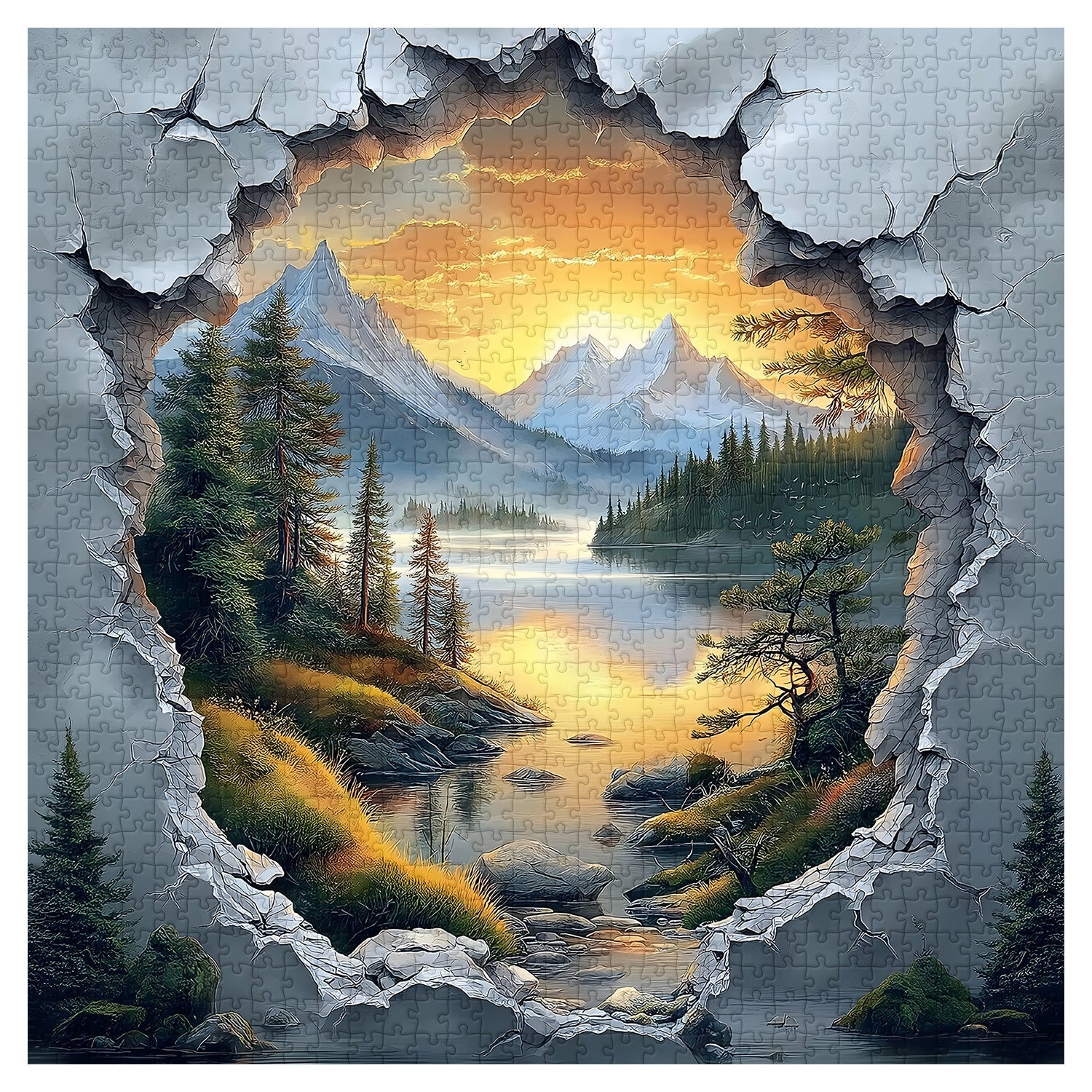Coastal View Jigsaw Puzzle 1000 Pieces