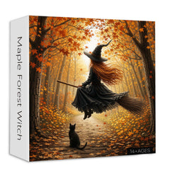 Maple Forest Witch Jigsaw Puzzle 1000 Piece