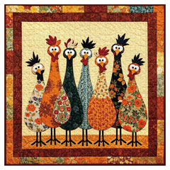 Puzzle de 1000 pièces Poules en tissu