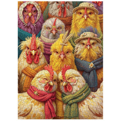 The Clucky Family  Jigsaw Puzzle 1000 Piece