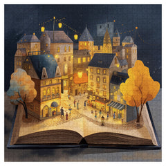 Page Town Jigsaw Puzzle 1000 Pieces