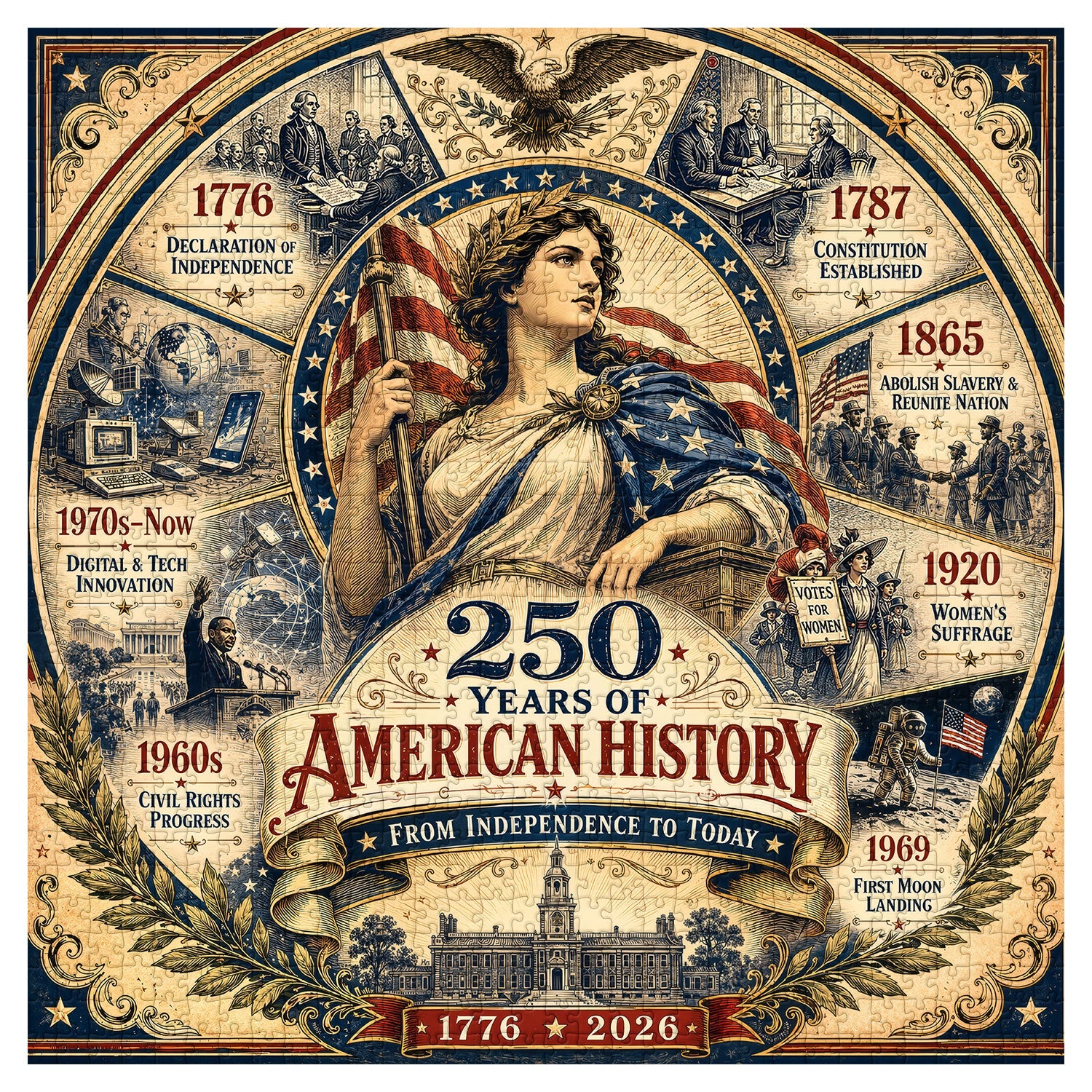 American Legacy Jigsaw Puzzle 1000 Pieces
