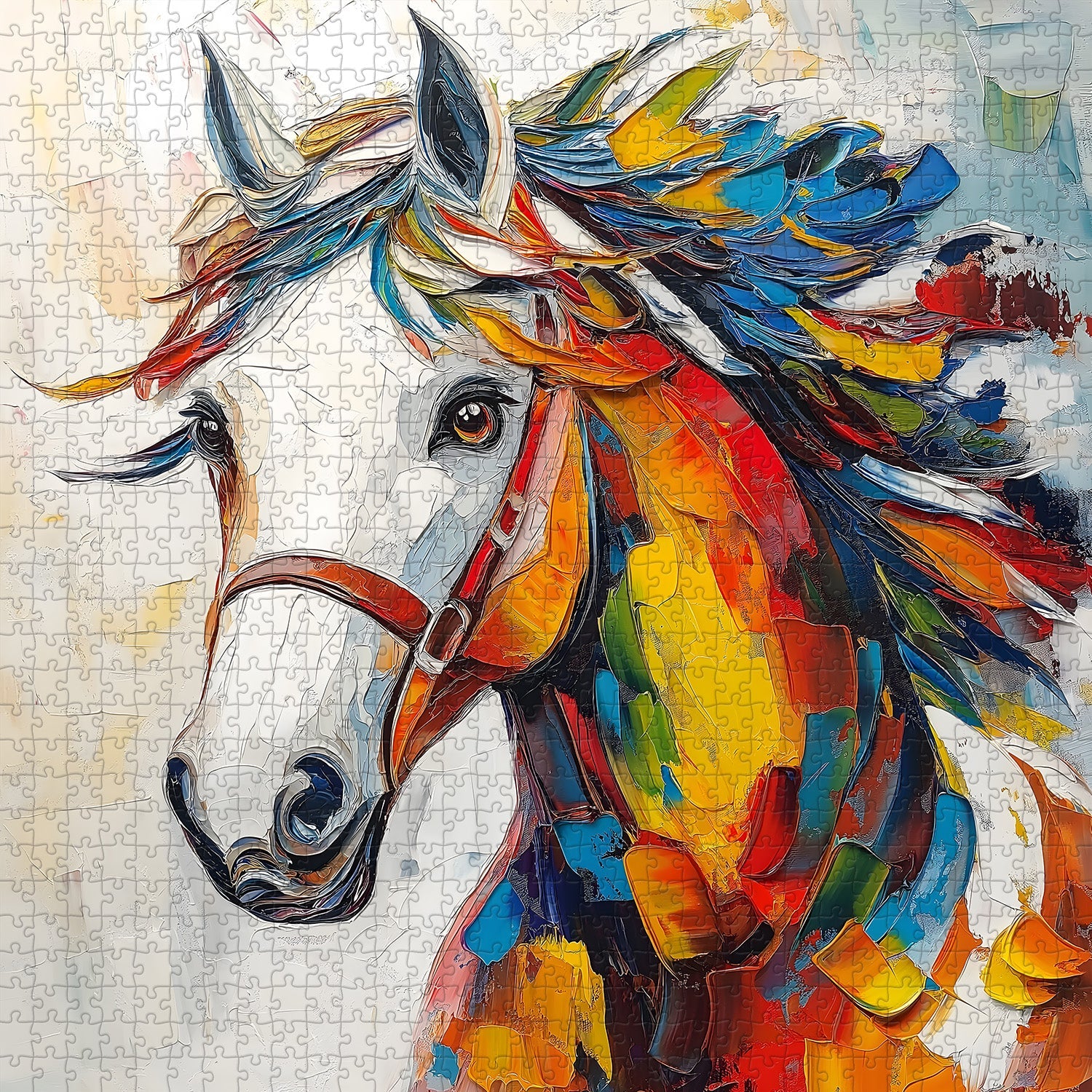 Puzzle „Gemaltes Pferd“ 1000 Teile
