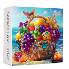 Obstkorb am Meer, 1000 Teile Puzzle