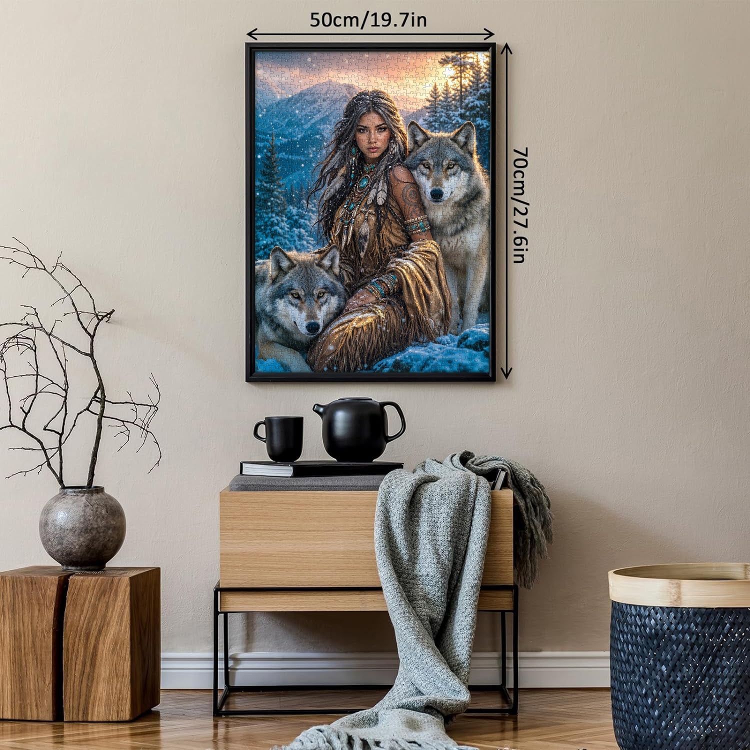 Winter Wolf Soul Jigsaw Puzzle 1000 Piece